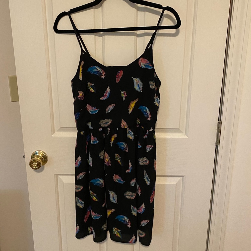 Dress with corset back